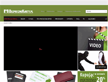 Tablet Screenshot of bezpiecznekarty.pl